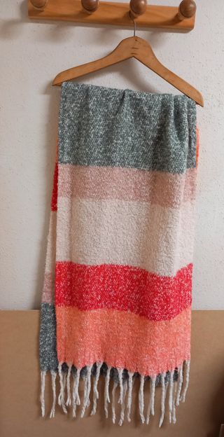 Bufanda grande lana virgen