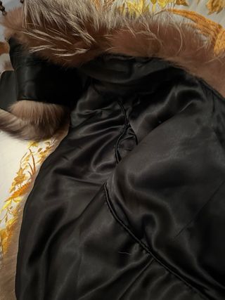 Estola de Lujo antigua en Piel de Zorro Plateado