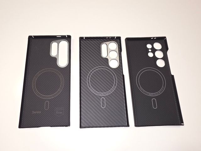 Pack 3 Fundas Kevlar Aramida para S24 Ultra