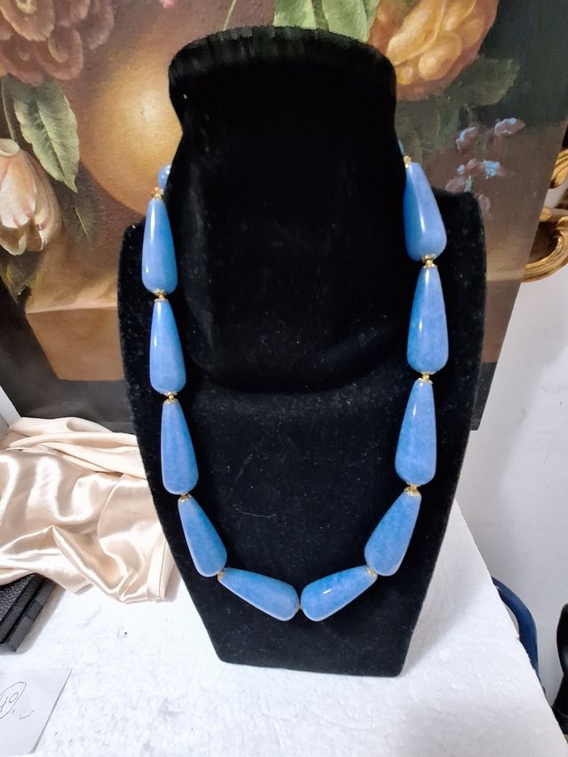 Collana in agata a gocce