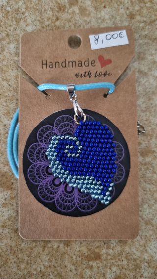 Collana cuondolo cuore fatta a mano