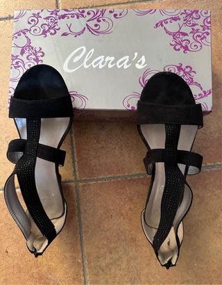 Sandalias negras T38