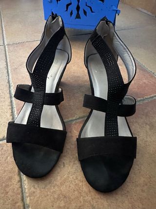 Sandalias negras T38
