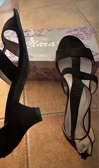 Sandalias negras T38