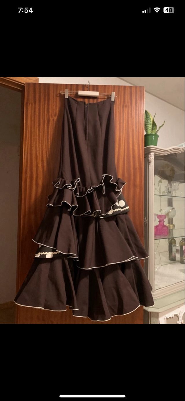 Falda de flamenca