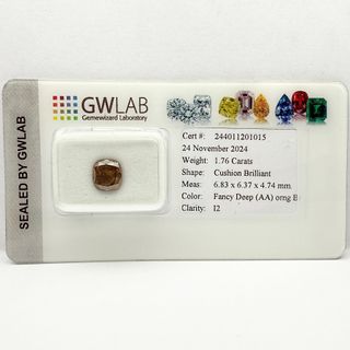 Impresionante Diamante (Color natural) - 1.76 ct