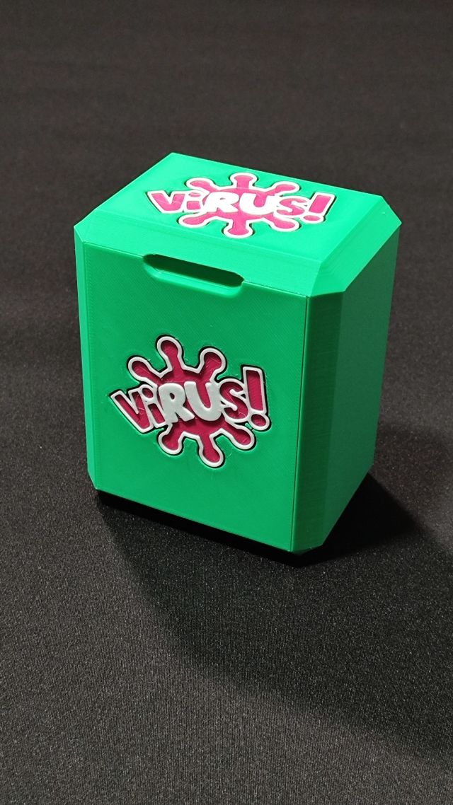 Caja Virus! en impresión 3D