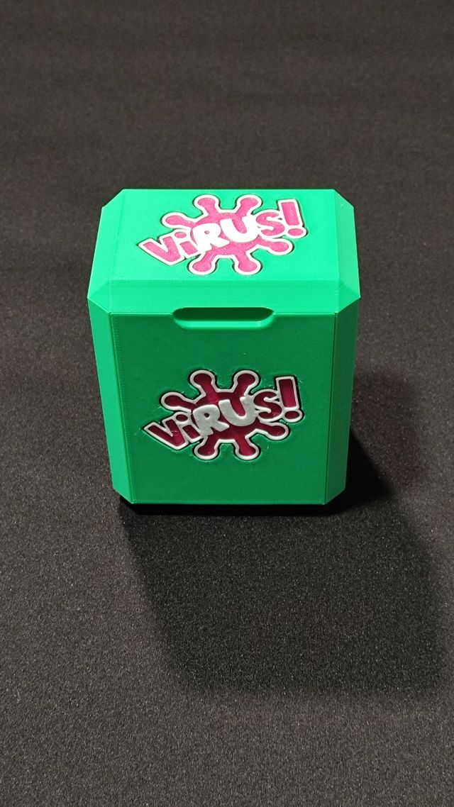 Caja Virus! en impresión 3D