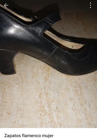 Zapatos flamenco profesional casi nuevo 