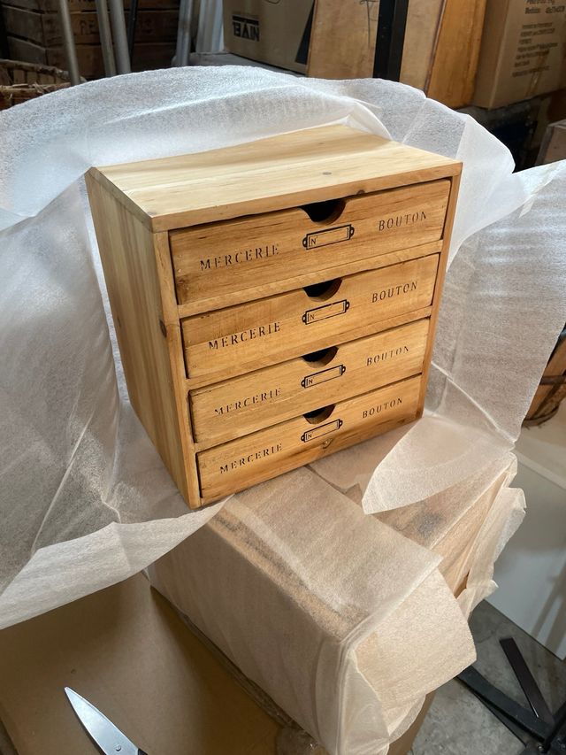 Cajonera mini de madera