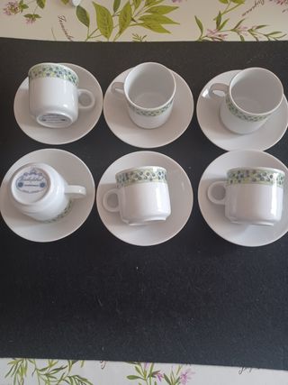 6 tazzine porcellana Bavaria 