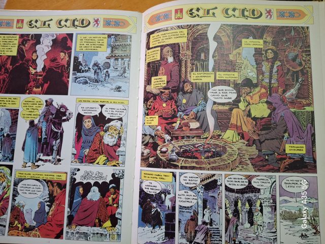 COMICS EL CID D H. PALACIOS LOS 4 COMICS COMPLETOS