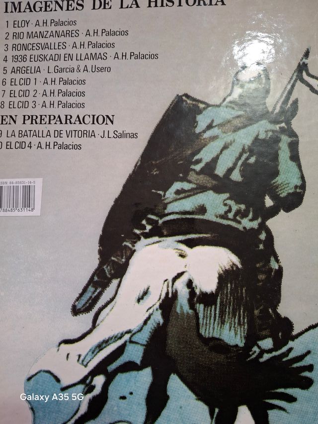 COMICS EL CID D H. PALACIOS LOS 4 COMICS COMPLETOS