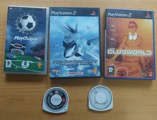 Pack 5 juegos ps2 psp