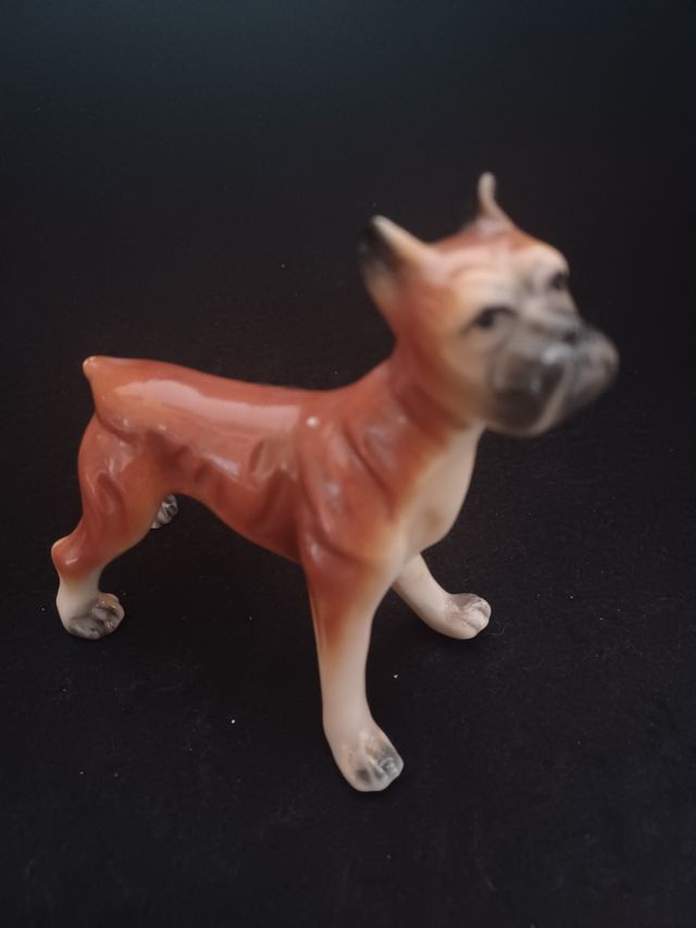 Coppia boxer ceramica inglese