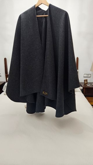 Precioso poncho, capa vintage de lana