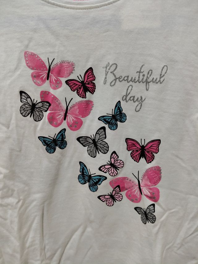 Camiseta m.larga 7-8 años nueva