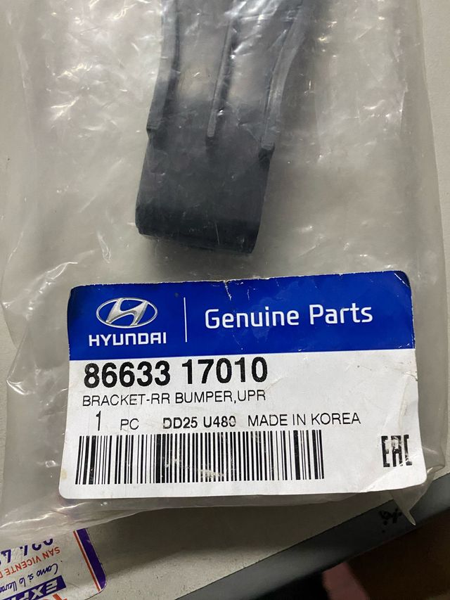 Soporte paragolpes trasero