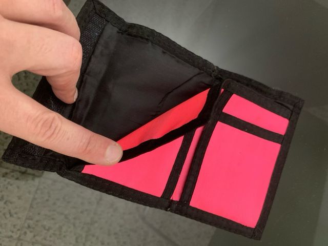 Portafogli multicolore