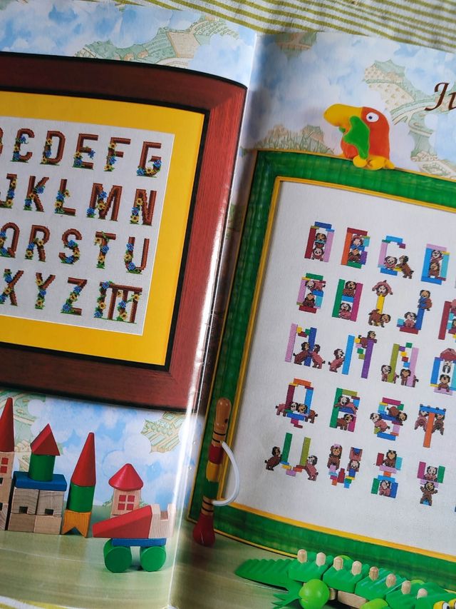 Revista Abecedario 2 punto de cruz