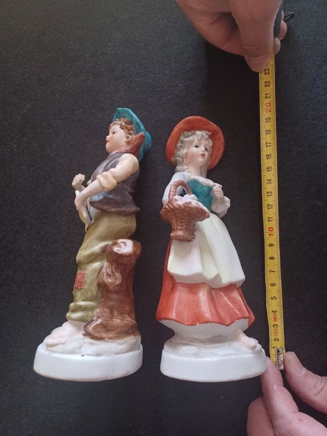 2 statuine Capodimonte vintage
