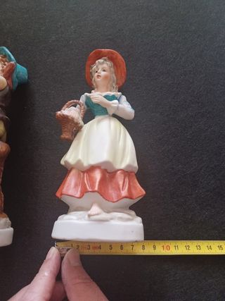 2 statuine Capodimonte vintage