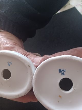 2 statuine Capodimonte vintage