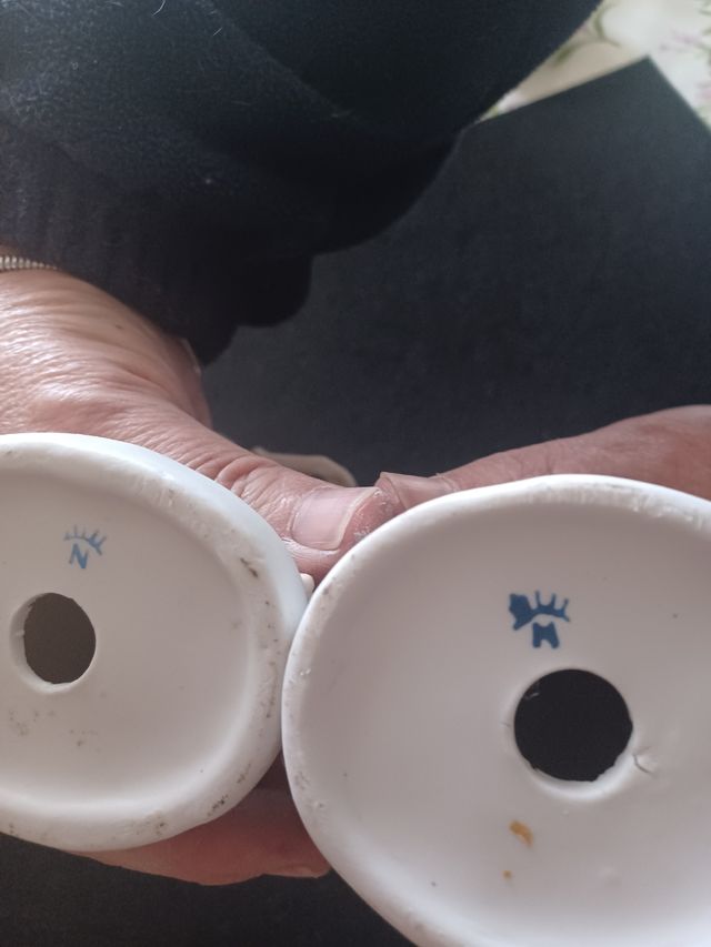 2 statuine Capodimonte vintage