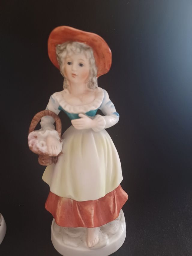 2 statuine Capodimonte vintage