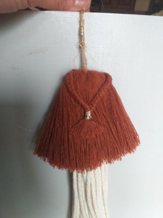 Macrame Bambola decorativa Boho Nordico handmade 
