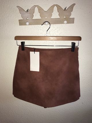 Falda pantalón zara