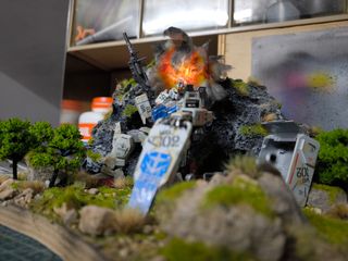 Diorama Gundam