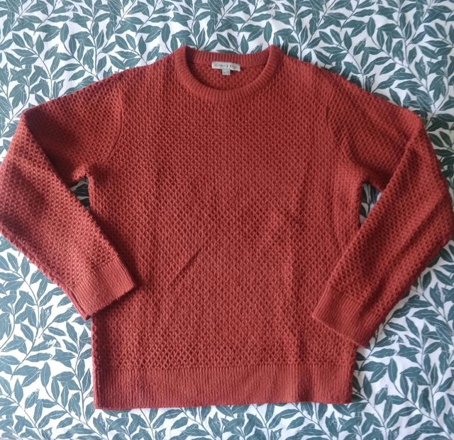 Maglione Uomo S Rosso mattone ruggine Hart Bros
