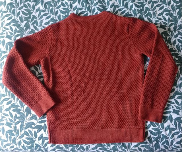 Maglione Uomo S Rosso mattone ruggine Hart Bros