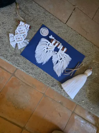 Macrame da parere ali set arazzo mini macrame