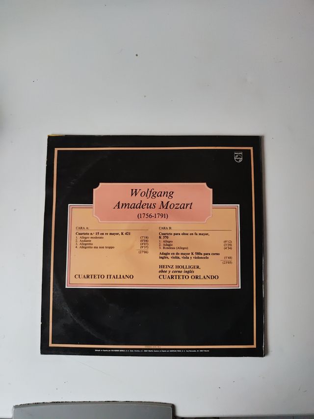 Vinilo Mozart