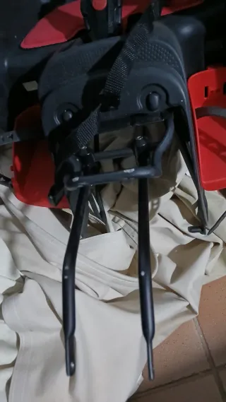 Silla bicicleta niños con transportin