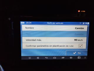 GPS naviontrukc especial camión 