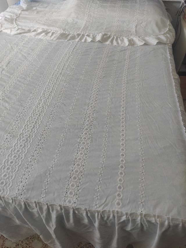 Colcha blanca 1'35
