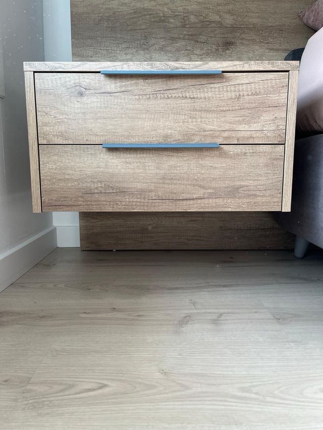 Pack 2 mesitas noche Kibuc TRANPORTE CERCA GRATIS