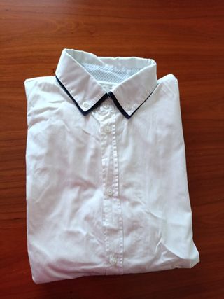 Camisa blanco niño talla 13