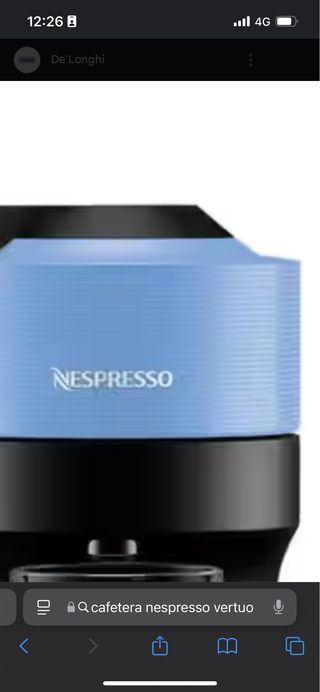 Cafetera Nespresso Vertuo
