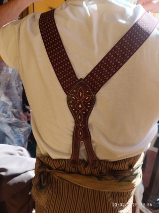 Traje corto campero con 2 pantalones 