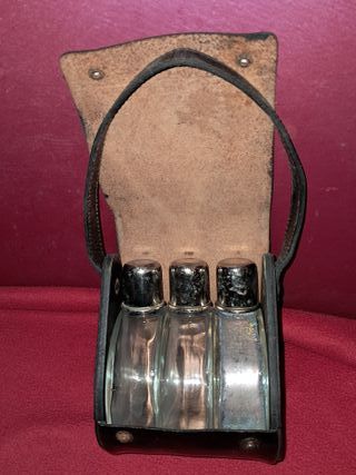 Astuccio portaliquori e fiaschette - assai vintage