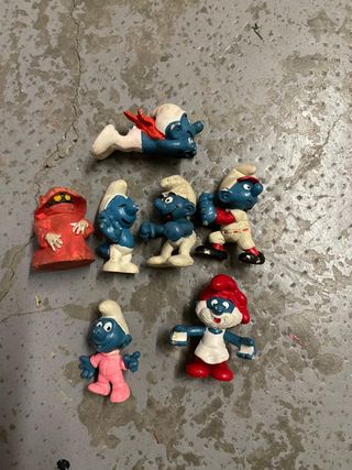 Puffi lotto 6 pezzi original