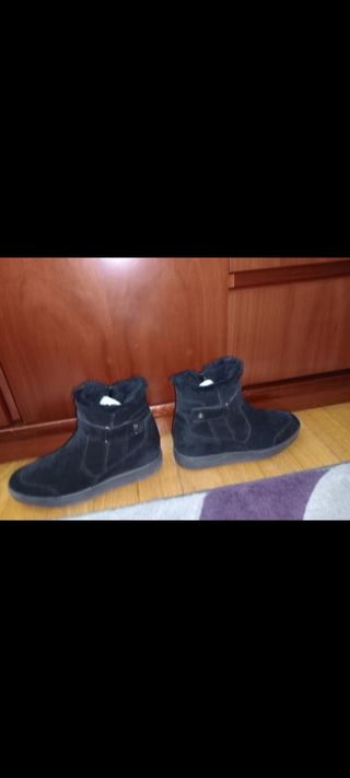 Botines Imac ante negros plataforma talla 39