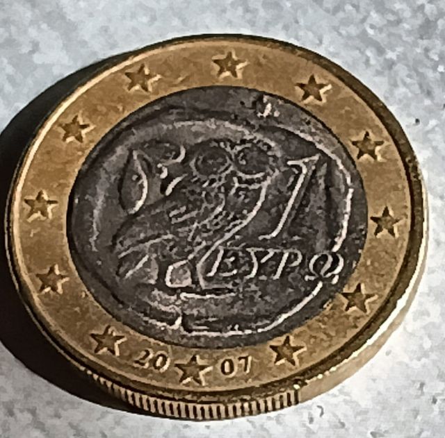 Lucky Owl Coin Grécia 2007