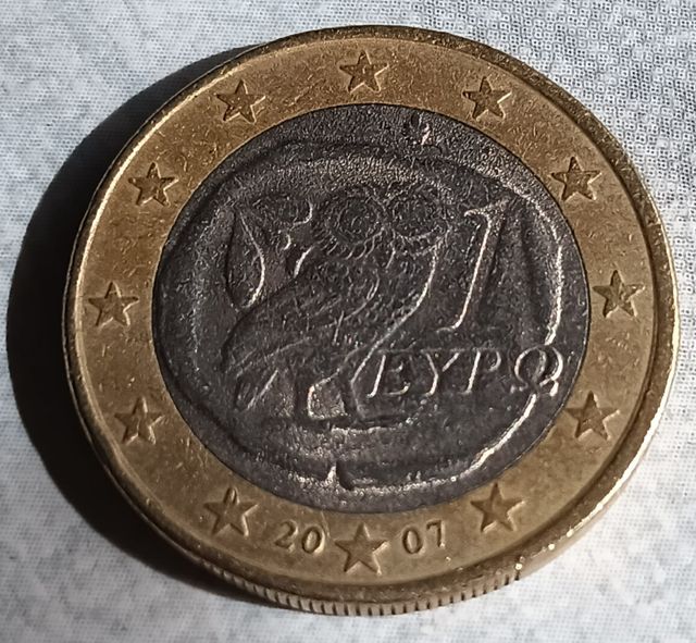 Lucky Owl Coin Grécia 2007