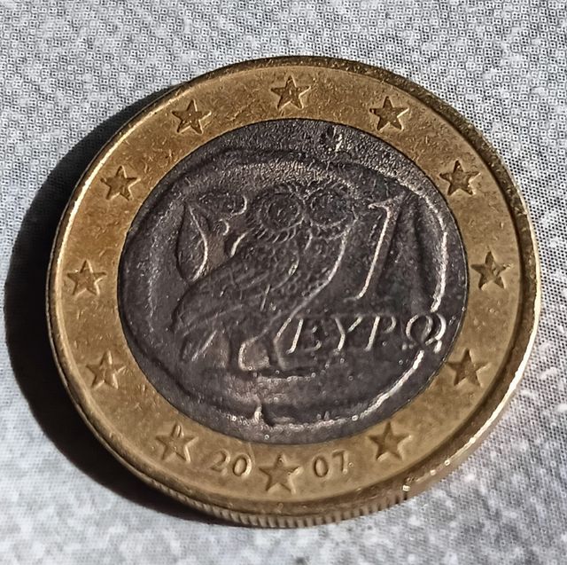 Lucky Owl Coin Grécia 2007