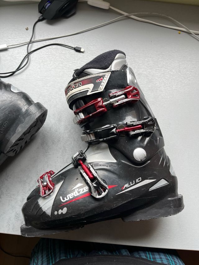 Botas Esquí Wedze Alu 10 Negro T42/42.5